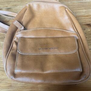 Tan Leather Bag - Vintage The Stone Reaction